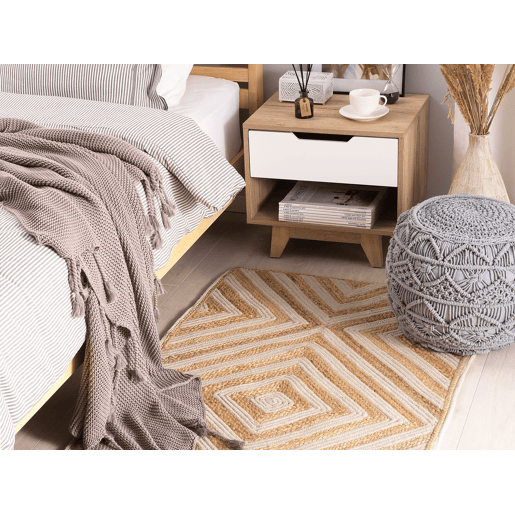 Tapete PIRLI Creme 80 x 150 cm Juta