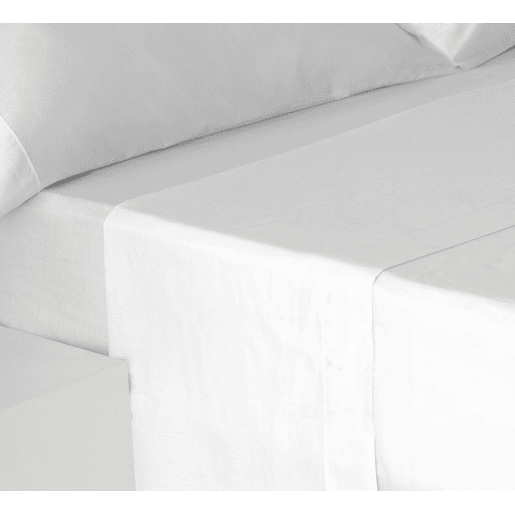 Conjunto de Lençóis de Três Peças 100% Algodão Branco 150cm Donegal Collections