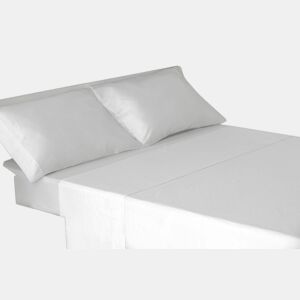 Conjunto de Lençóis de Três Peças 100% Algodão Branco 105cm Donegal Collections