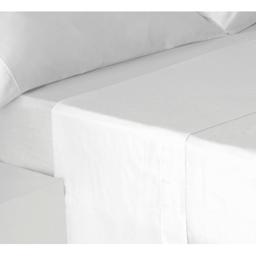 Conjunto de Lençóis de Quatro Peças Cama 100% Algodão Branco 200cm Donegal Collections