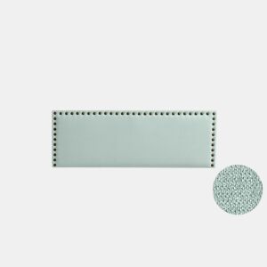 Cabeceira Estofada MODENA Aqualine 210x55x8 cm - VERDE ÁGUA - Moonia