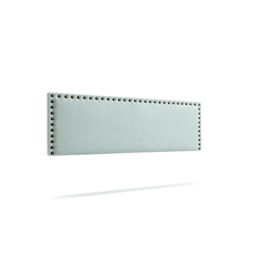 Cabeceira Estofada MODENA Aqualine 210x55x8 cm - VERDE ÁGUA - Moonia