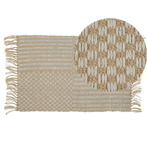 Tapete ADABAG Creme 50 x 80 cm Juta