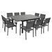 Conjunto de muebles de jardín VENEZIA extensible 10 asientos Conjunto de muebles de jardín VENEZIA extensible 10 asientos Blanco