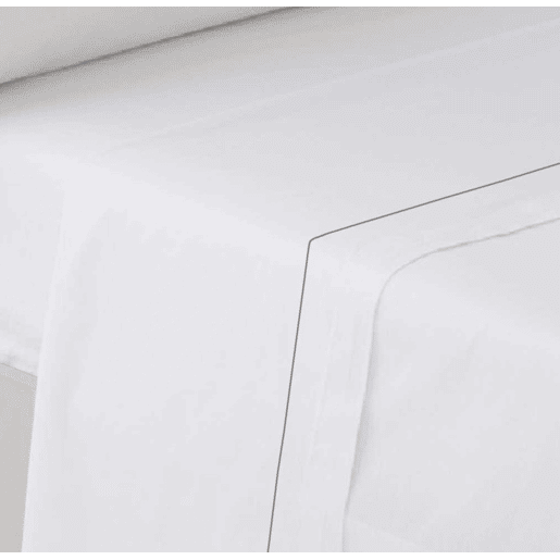 Conjunto de lençóis lisos de quatro peças Blanco 200cm cama Donegal Collections