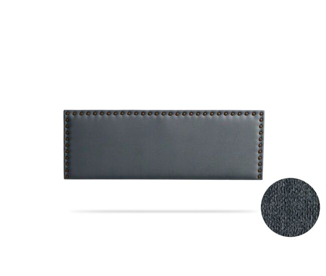 Cabecero tapizado modena acualine 210x55x8 cm - moonia