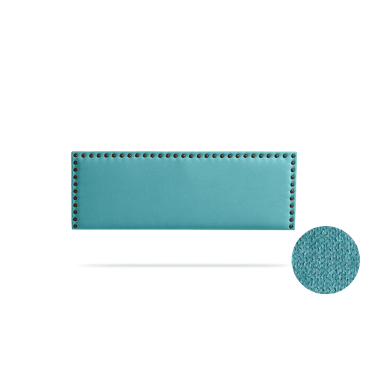 Cabeceira Estofada MODENA Aqualine 220x55x8 cm - TURQUESA - Moonia
