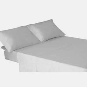 Conjunto de Lençóis de Quatro Peças Cama 100% Algodão Cinza 160cm Donegal Collections