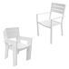 Conjunto de muebles de jardín extensible VENEZIA de 10 asientos Conjunto de muebles de jardín extensible VENEZIA de 10 asientos Blanco