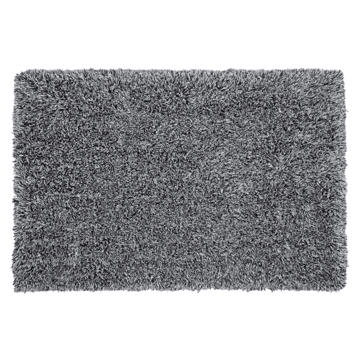 Tapete felpudo CIDE PretoBranco 140 x 200 cm