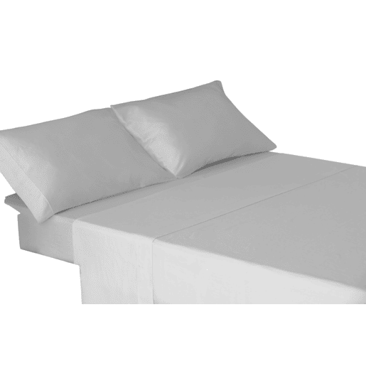Conjunto de Lençóis de Quatro Peças Cama 100% Algodão Cinza 200cm Donegal Collections