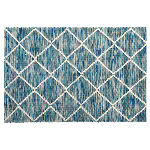 Tapete BELENLI Azul 140 x 200 cm Lã