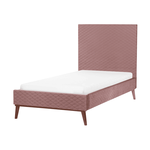 Beliani Cama Veludo BAYONNE