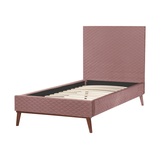 Beliani Cama Veludo BAYONNE