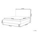 Beliani Cama Terciopelo BAYONNE 151x212 Beliani Cama Terciopelo BAYONNE 151x212 Rosa Talco