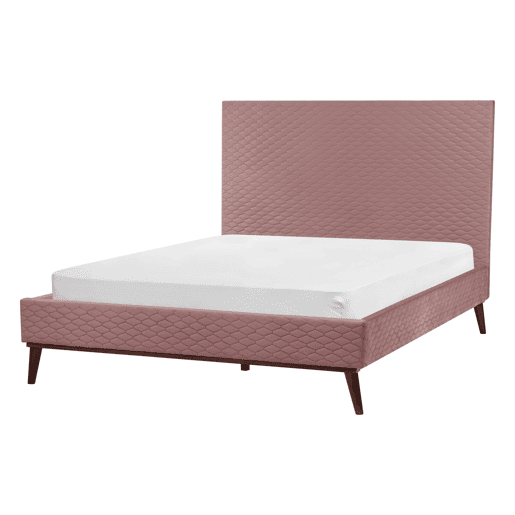 Beliani Cama Veludo BAYONNE Beliani Cama Veludo BAYONNE