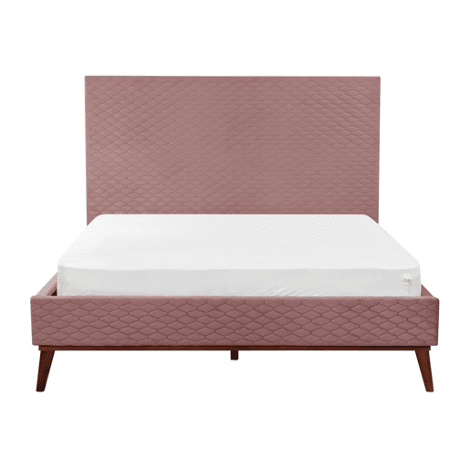 Beliani Cama Veludo BAYONNE Beliani Cama Veludo BAYONNE