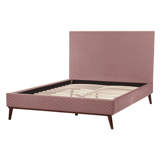 Beliani Cama Veludo BAYONNE Beliani Cama Veludo BAYONNE
