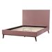 Beliani Cama Terciopelo BAYONNE 151x212 Beliani Cama Terciopelo BAYONNE 151x212 Rosa Talco