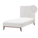Beliani Cama Terciopelo BAYONNE 101x212 Beliani Cama Terciopelo BAYONNE 101x212 Blanco/ Beige