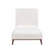 Beliani Cama Terciopelo BAYONNE 101x212 Beliani Cama Terciopelo BAYONNE 101x212 Blanco/ Beige