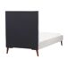 Beliani Cama Terciopelo BAYONNE 101x212 Beliani Cama Terciopelo BAYONNE 101x212 Blanco/ Beige