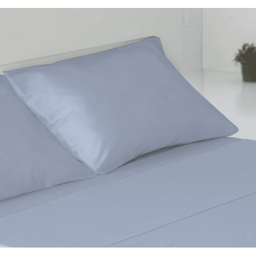 Conjunto de Lençóis de Três Peças 100% Algodão Azul 120cm Donegal Collections
