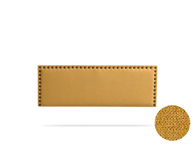 Cabecero tapizado modena acualine 115x55x8 cm - mostaza - moonia