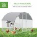 Gallinero Acero Galvanizado, Tela Oxford Gallinero Acero Galvanizado, Tela Oxford Gris