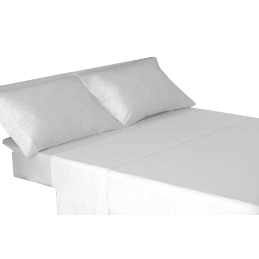 Conjunto de Lençóis de Três Peças 100% Algodão Branco 90cm Donegal Collections