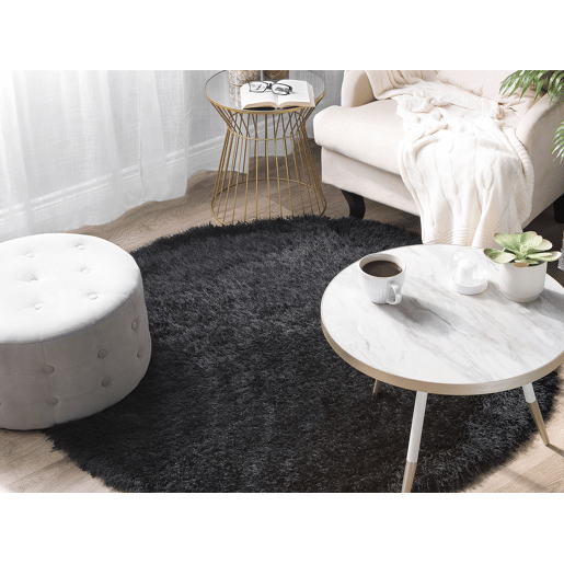 Tapete felpudo CIDE Preto ø 140 cm