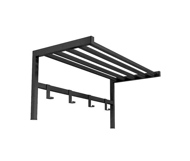 Perchero de metal 33x69x34 negro