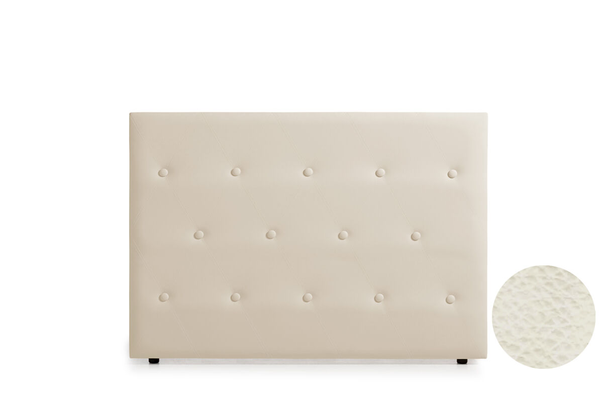 Cabecero Tapizado VENICE Polipiel 160 Crema