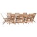 Conjunto de Mesa con Sillas Conjunto de Mesa con Sillas Marron