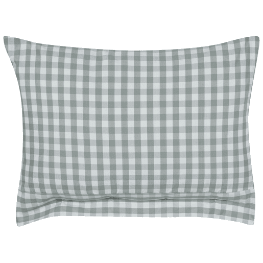 Conjunto de 2 almofadas decorativas TALYA 40 x 60 cm Verde menta Quadriculado