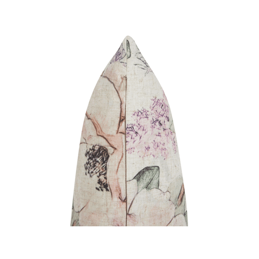 Conjunto de 2 almofadas decorativas ZAHRIYE 45 x 45 cm Violeta Padrão floral