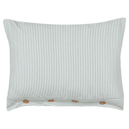 Almofada decorativa SEBRINE 40 x 60 cm Verde menta Às riscas