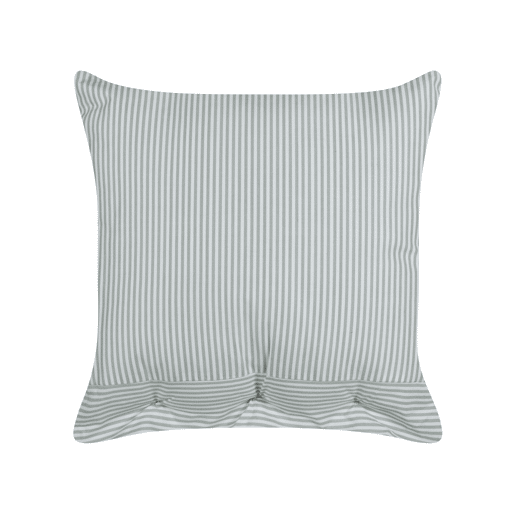 Conjunto de 2 almofadas decorativas SEBRINE 45 x 45 cm Verde menta Às riscas
