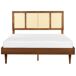 Beliani Cama LED Madera de caucho AURAY 165x204 Beliani Cama LED Madera de caucho AURAY 165x204 Marrón