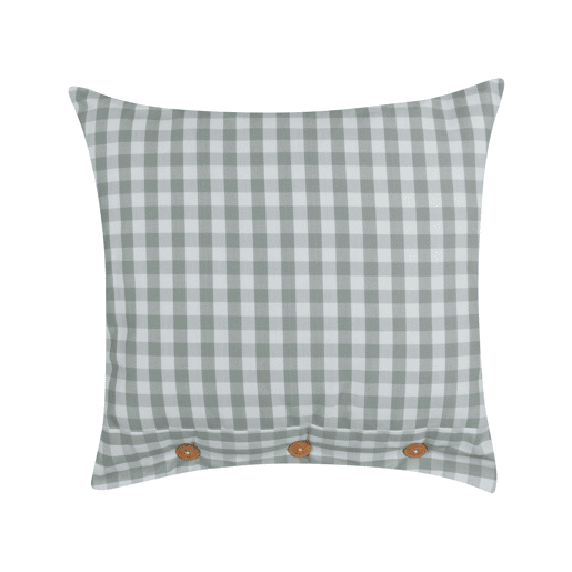 Almofada decorativa TALYA 45 x 45 cm Verde menta Quadriculado