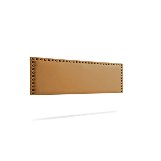 Cabeceira Estofada MODENA Pele Sintética 145x55x8 cm - Moonia