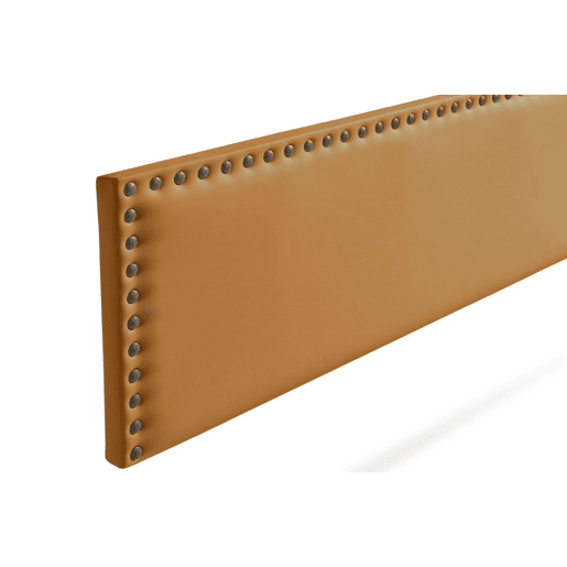 Cabeceira Estofada MODENA Pele Sintética 115x55x8 cm - Moonia