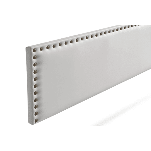 Cabeceira Estofada MODENA Pele Sintética 130x55x8 cm - Moonia