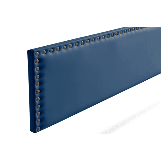 Cabeceira Estofada MODENA Pele Sintética 145x55x8 cm - Moonia