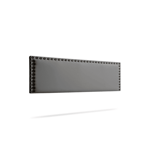 Cabeceira Estofada MODENA Pele Sintética 115x55x8 cm - Moonia