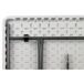 Mesa plegable lisa con estructura de hierro para hostelería o jardín Mesa plegable lisa con estructura de hierro para hostelería o jardín Blanco/ Gris