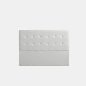 Cabeceira Estofada ASTORIA Pele Sintética 190x120x8 cm - CINZA CLARO - Moonia