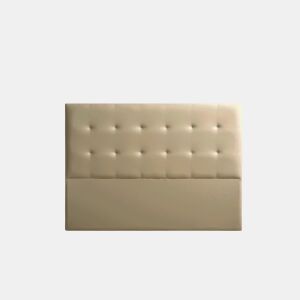 Cabeceira Estofada ASTORIA Pele Sintética 100x120x8 cm - Dourado - Moonia