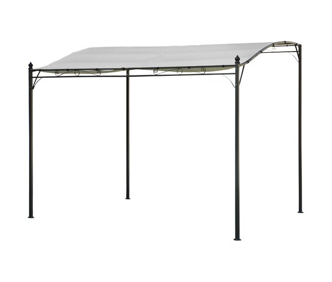 Pérgola mural 3 × 2,5m nice beige