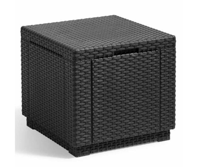 Keter puf de almacenamiento cubo grafito 213816